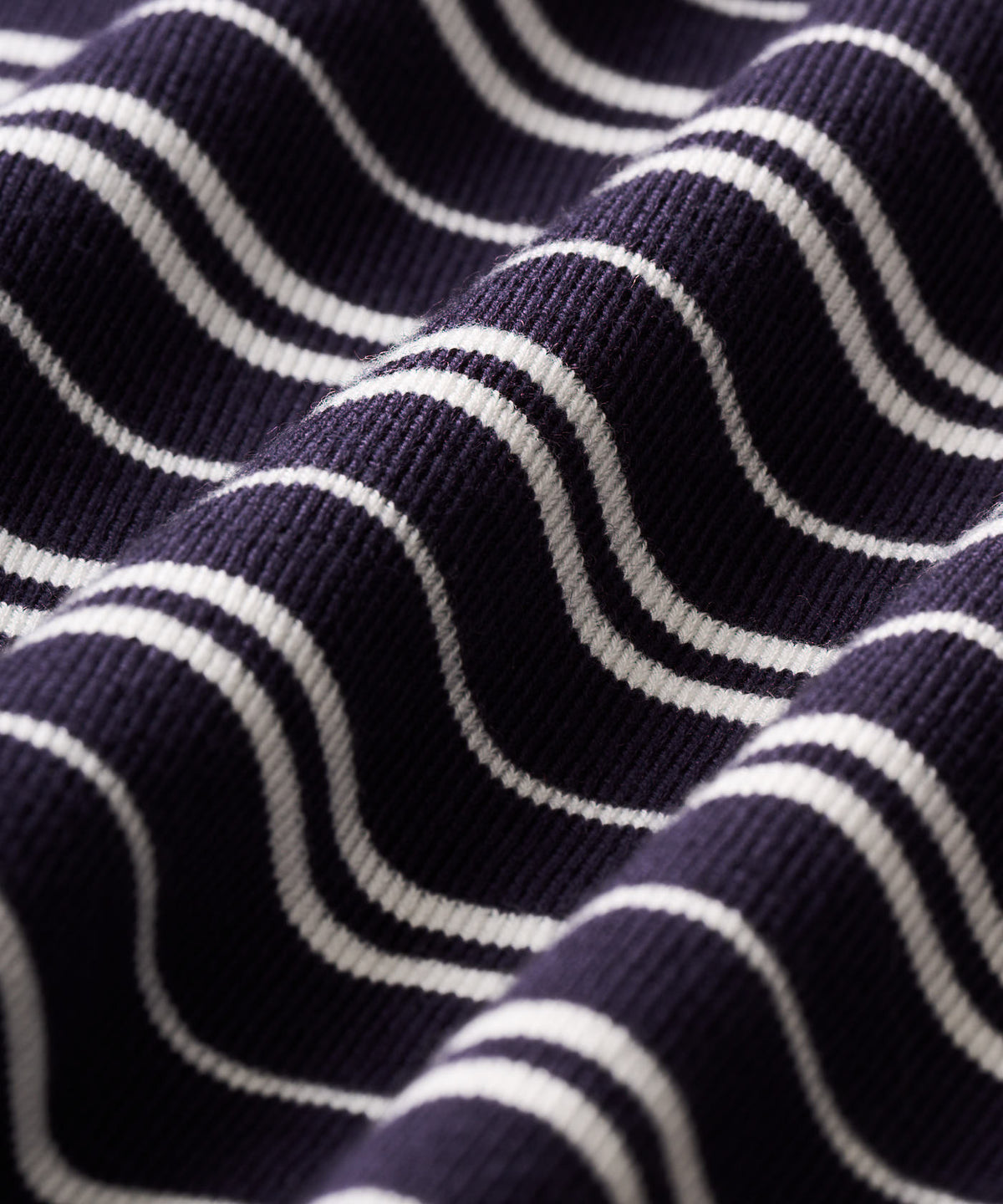 Dunes Striped Knit Shirt - Navy