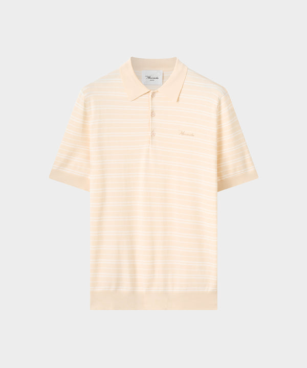 Dunes Striped Knit Shirt - Sand