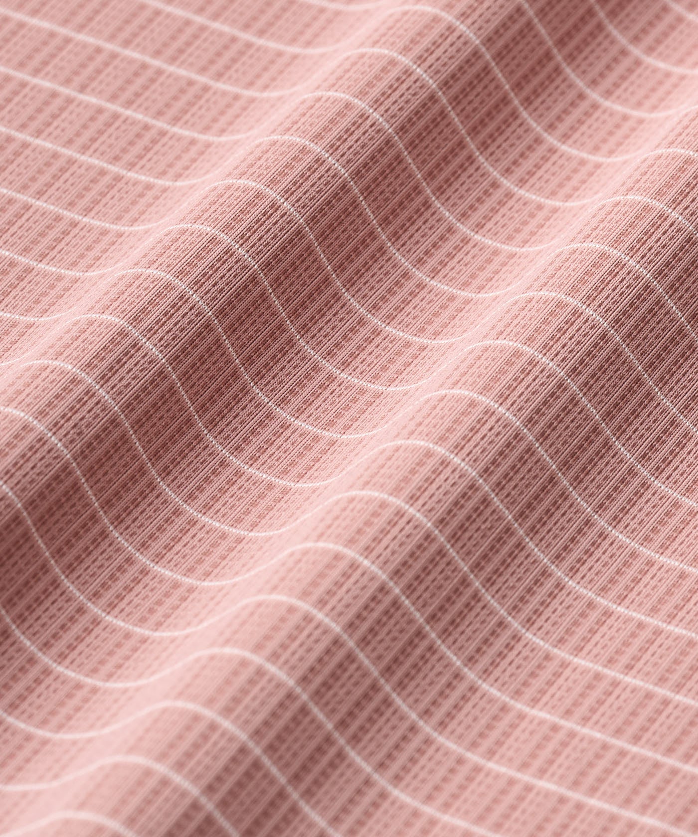 Striped Performance Shirt - Dusty Rose flatlay macros