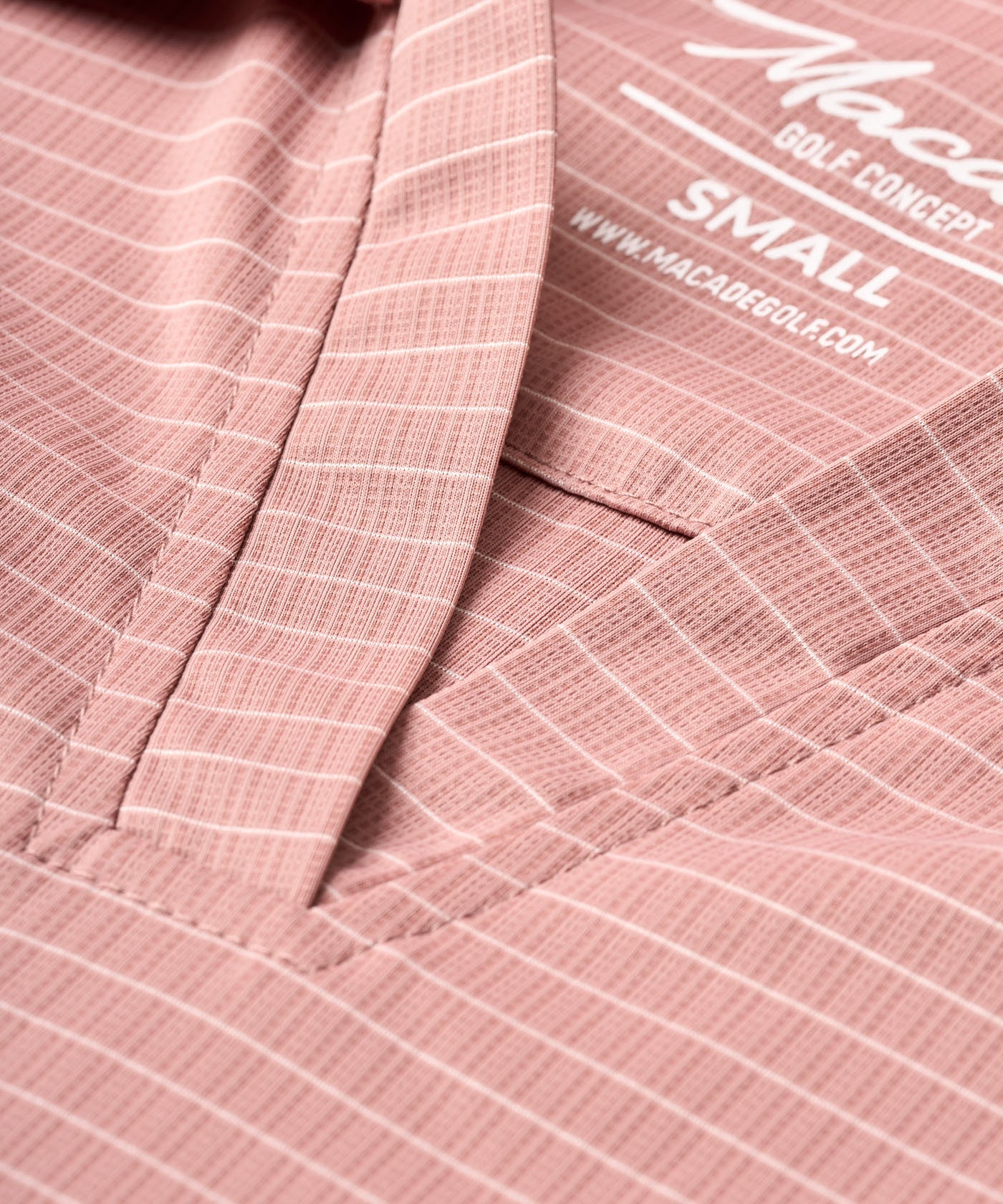 Striped Performance Shirt - Dusty Rose flatlay 10