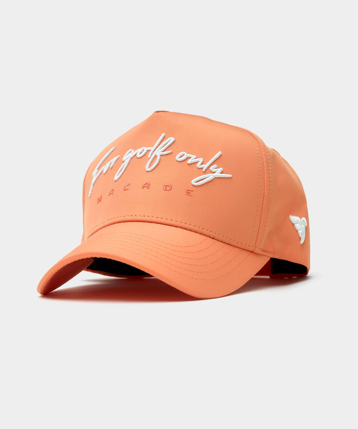 Orange Script Snapback Macade Golf