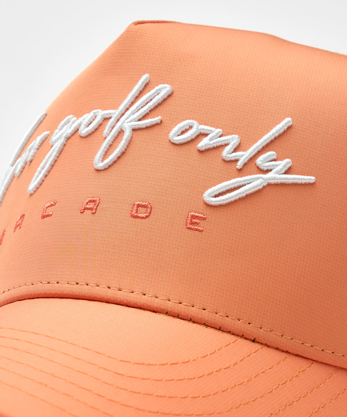 Orange Script Snapback Macade Golf