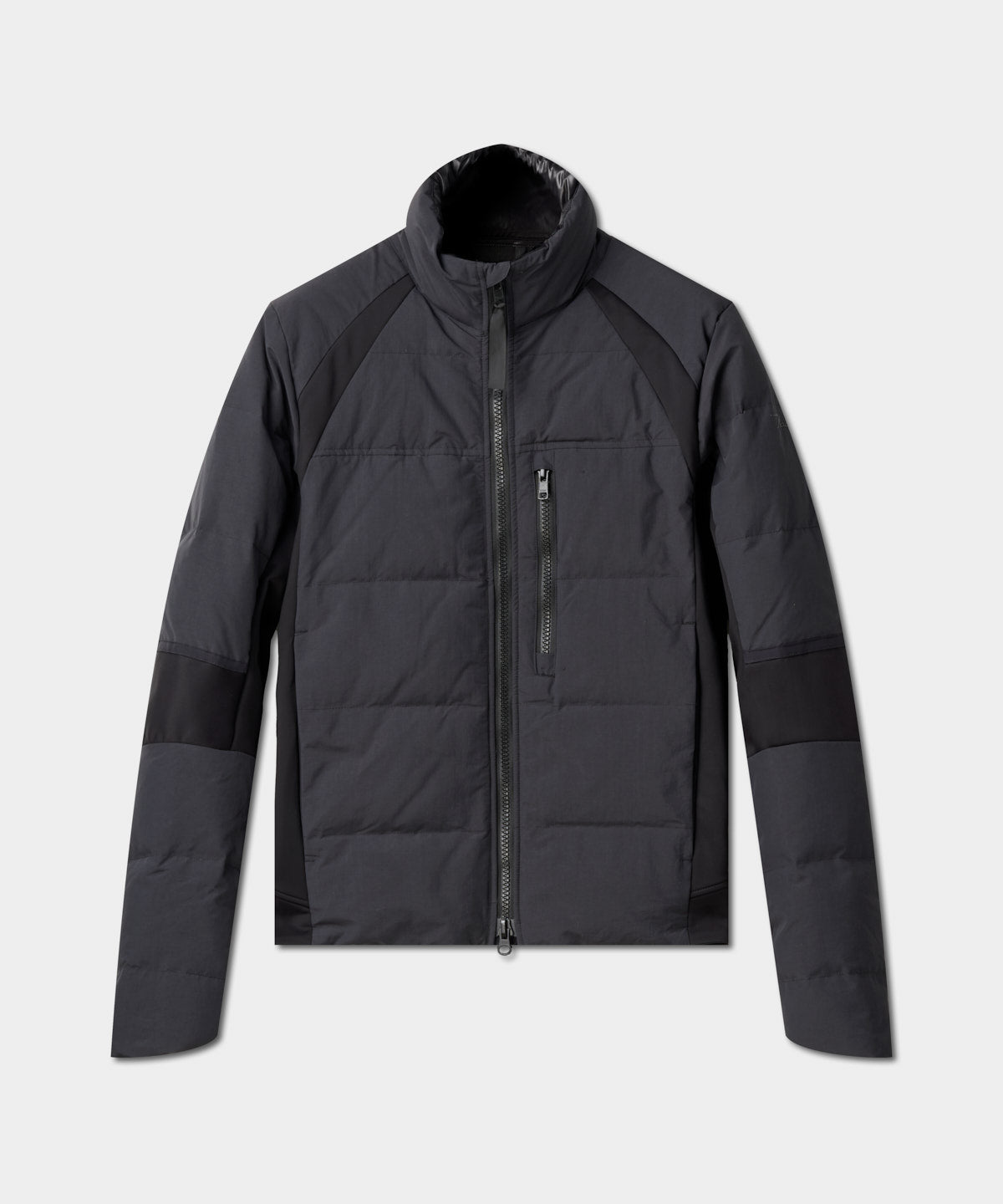 Black Padded Core Tech Jacket