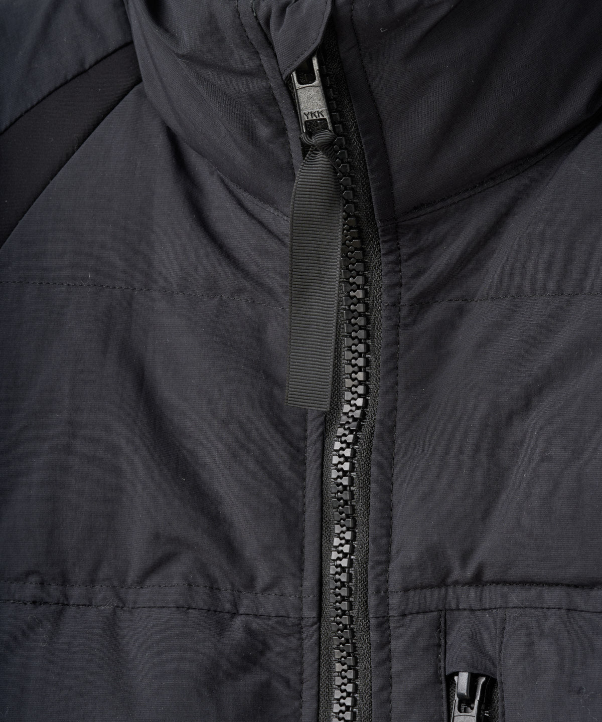 Black Padded Core Tech Jacket