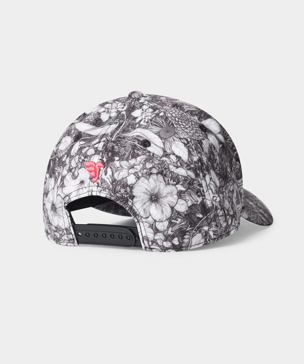 Range Snapback - Mono Floral