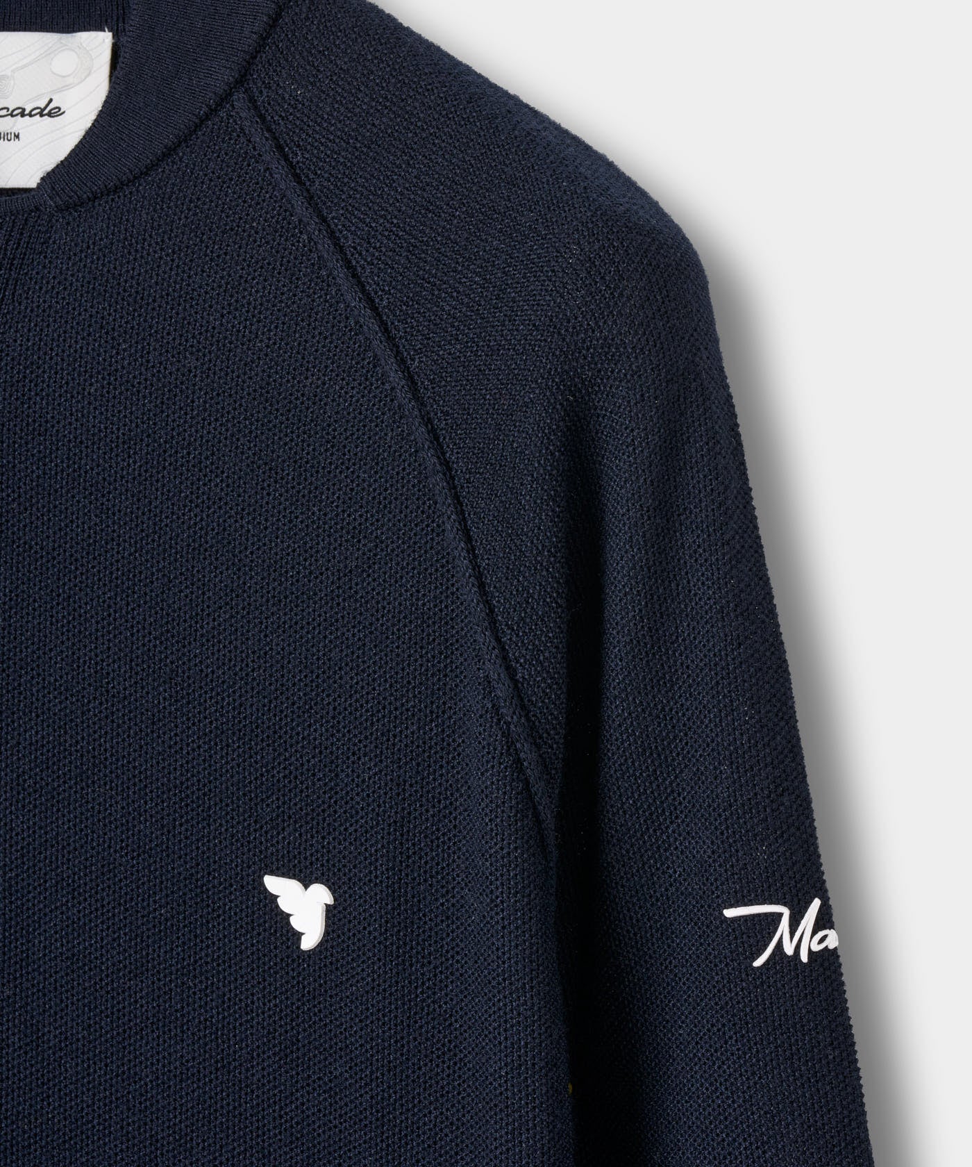Flow Light Bomber Neck - Navy