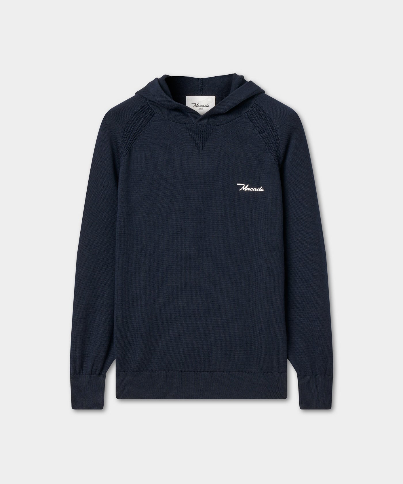 Flow Light Knit Hoodie - Navy