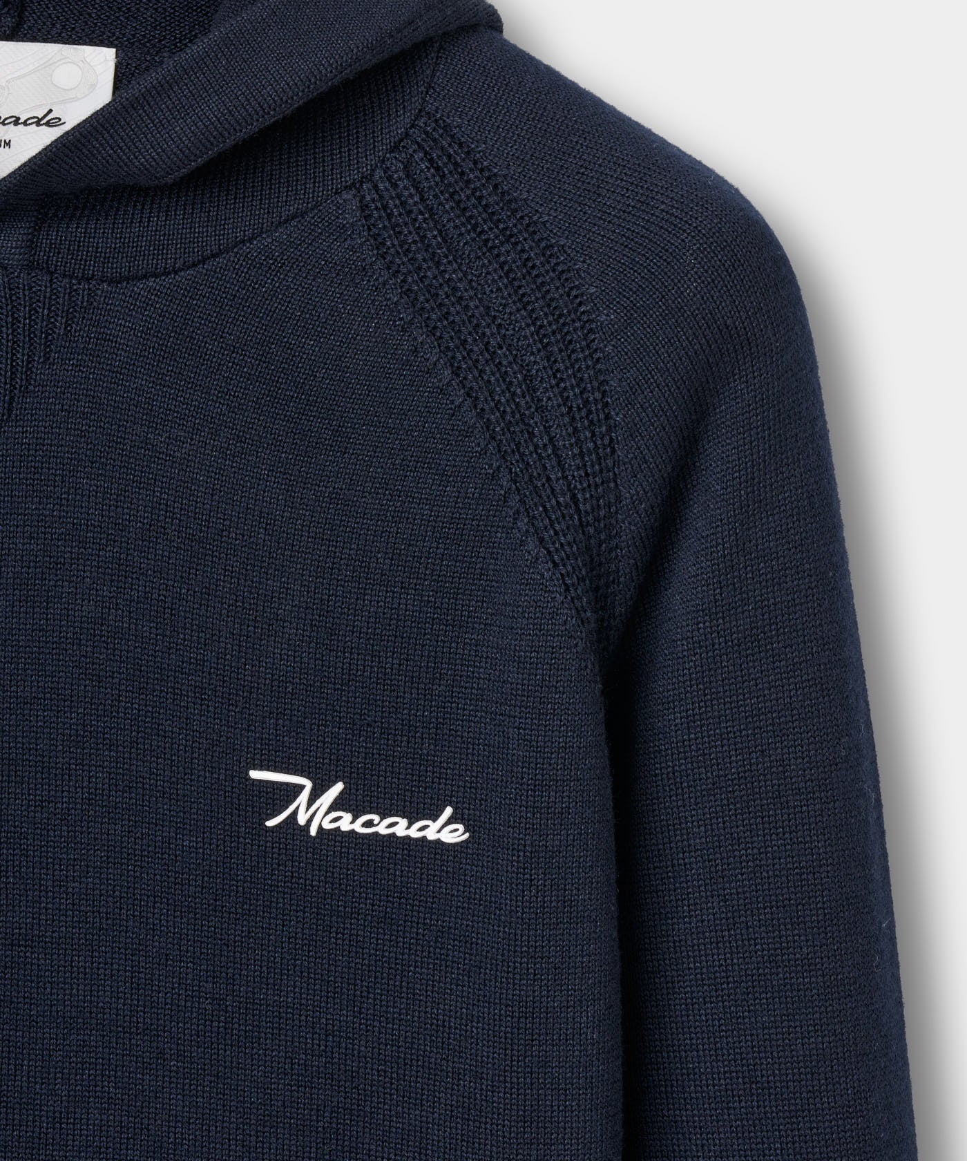 Flow Light Knit Hoodie - Navy