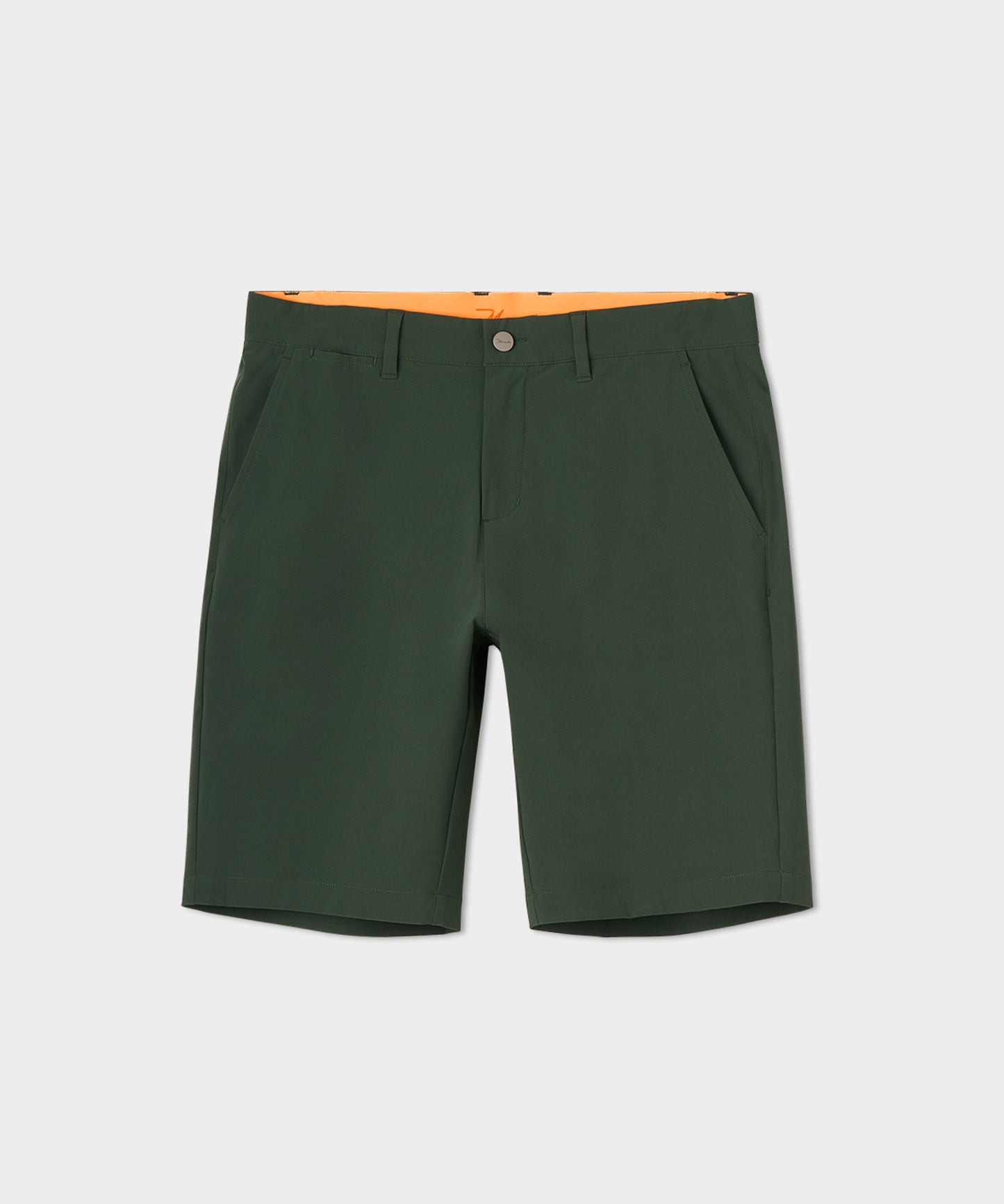 Forest Green Four-Way Stretch Shorts