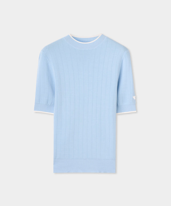 Gigi Wave Top - Light Blue