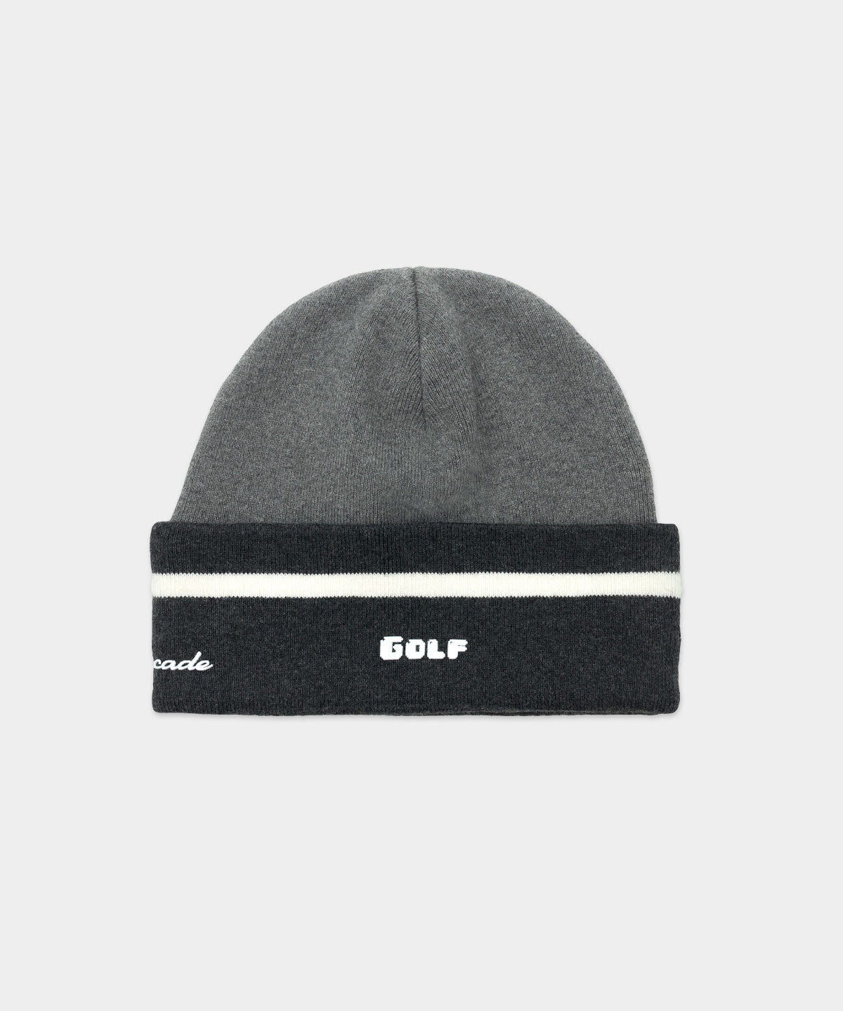 Grey Cashmere Blend Beanie Macade Golf