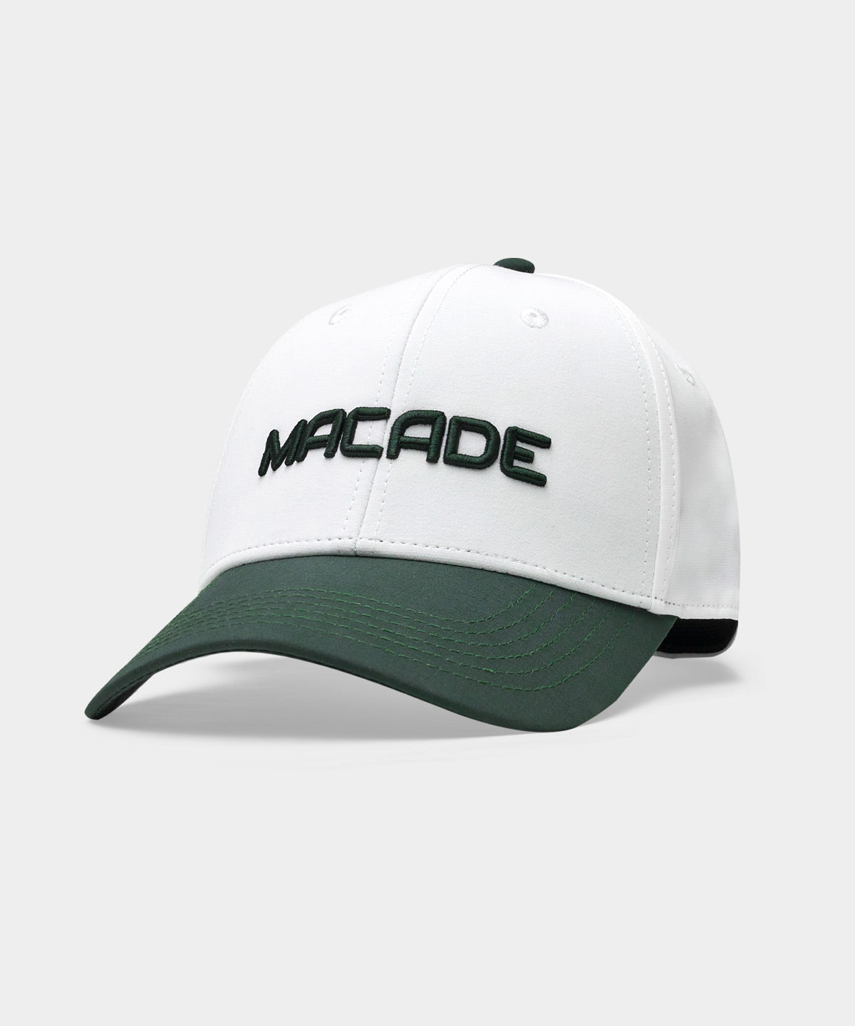 Green and White Studio Snapback Macade Golf