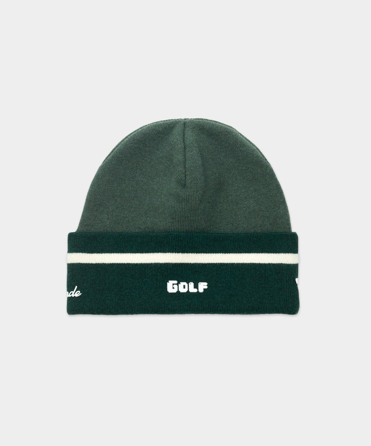 Green Cashmere Blend Beanie Macade Golf