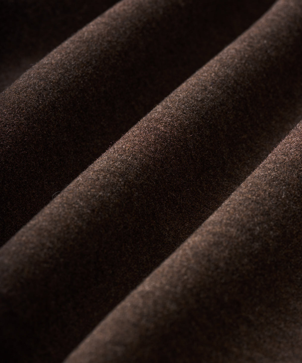 Hayes Long Sleeve Zip Polo - Brown