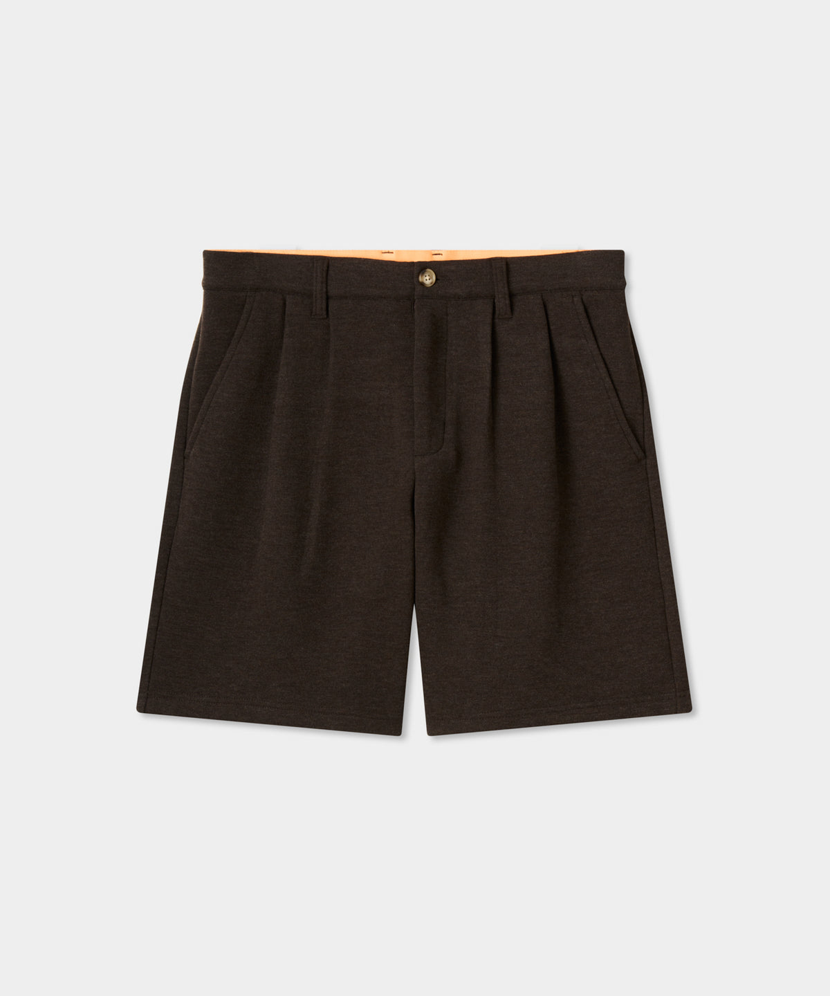 Hayes Pleated Course Shorts - Brown