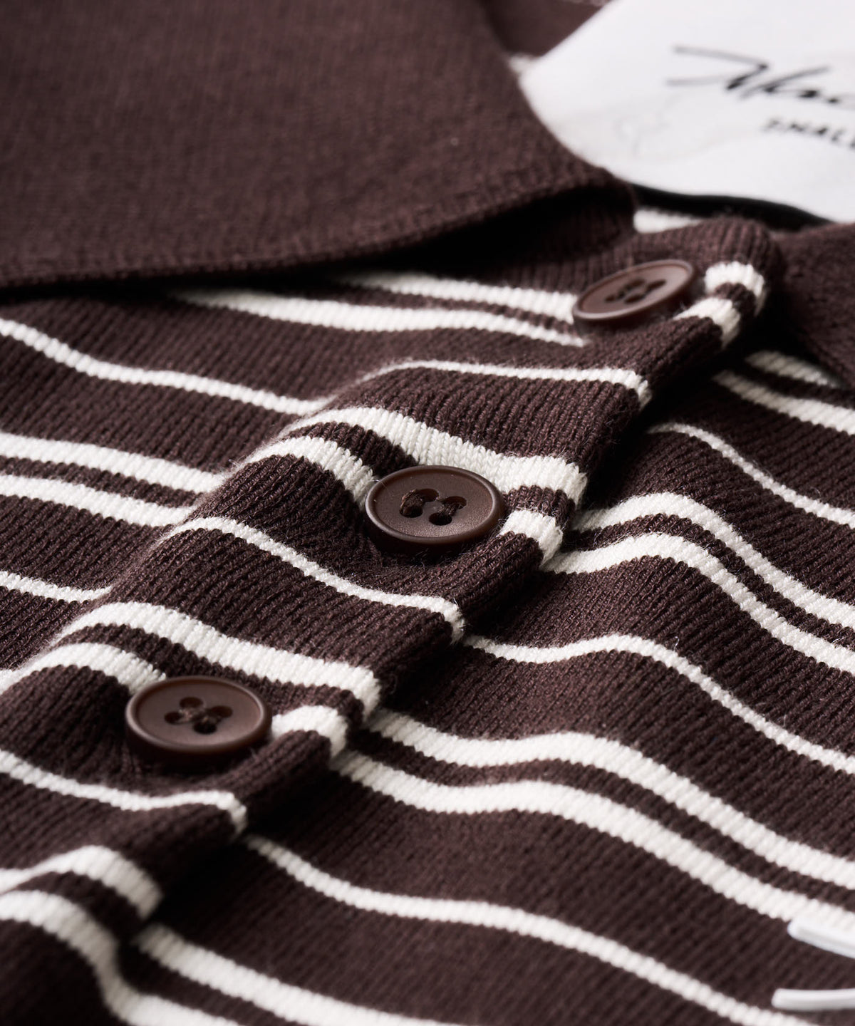 Heather Knit Sleeveless Shirt - Brown