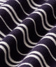 Heather Striped Knit Shirt - Navy
