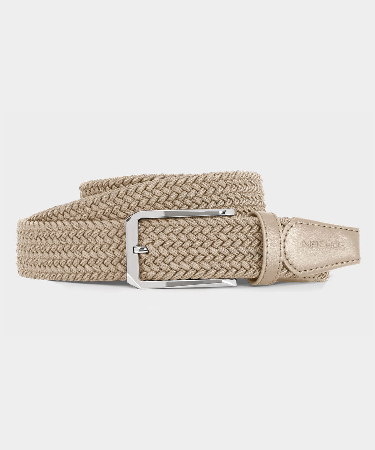 Women's Elastic Belt - Ivory