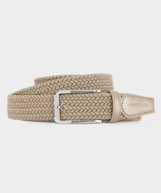 Women's Elastic Belt - Ivory