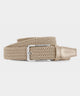 Women's Elastic Belt - Ivory