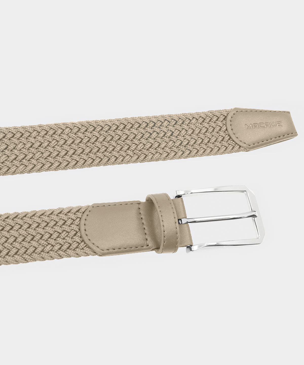Women's Elastic Belt - Ivory