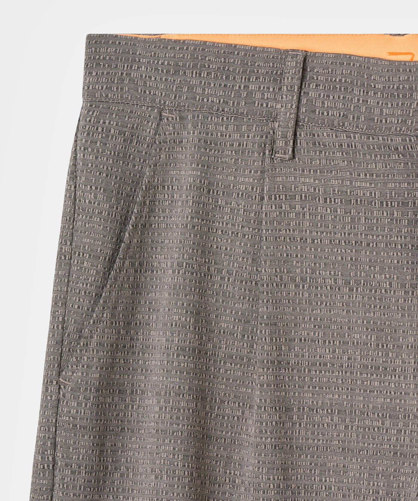 Ridgeweave Pleated Shorts - Jet Grey flatlay 02