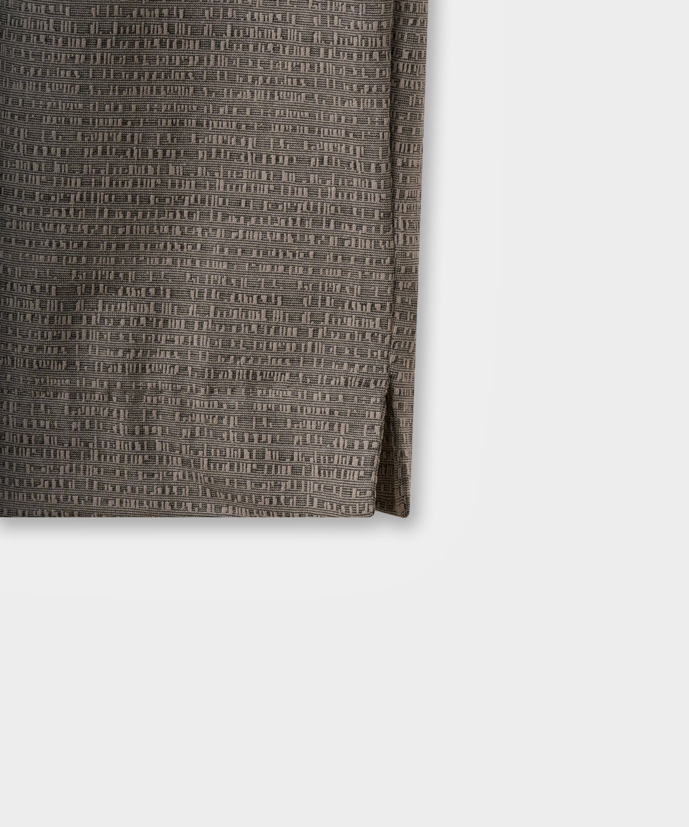 Ridgeweave Pleated Trousers - Jet Grey flatlay 02