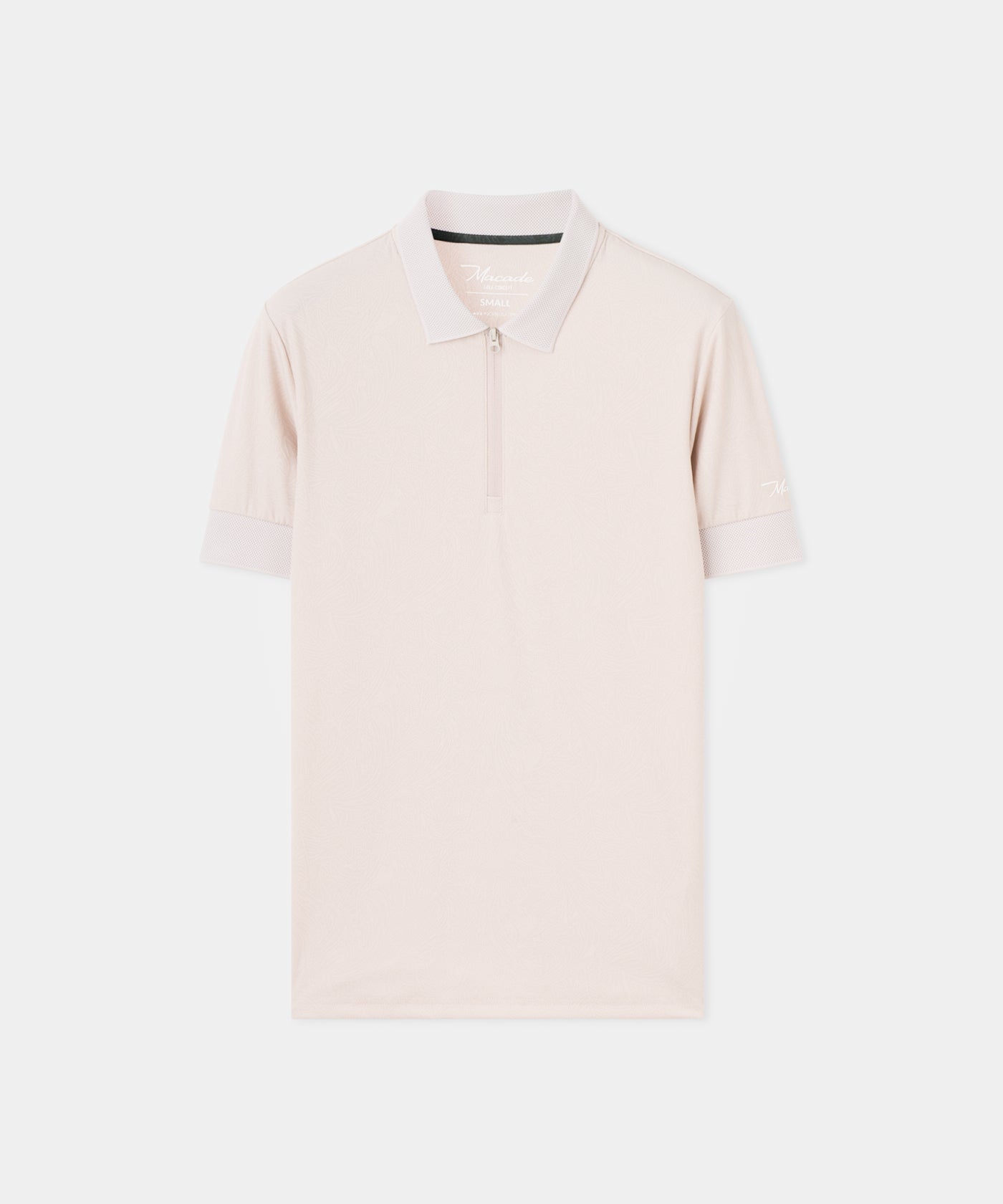 Lace Tan Paisley Zip Shirt