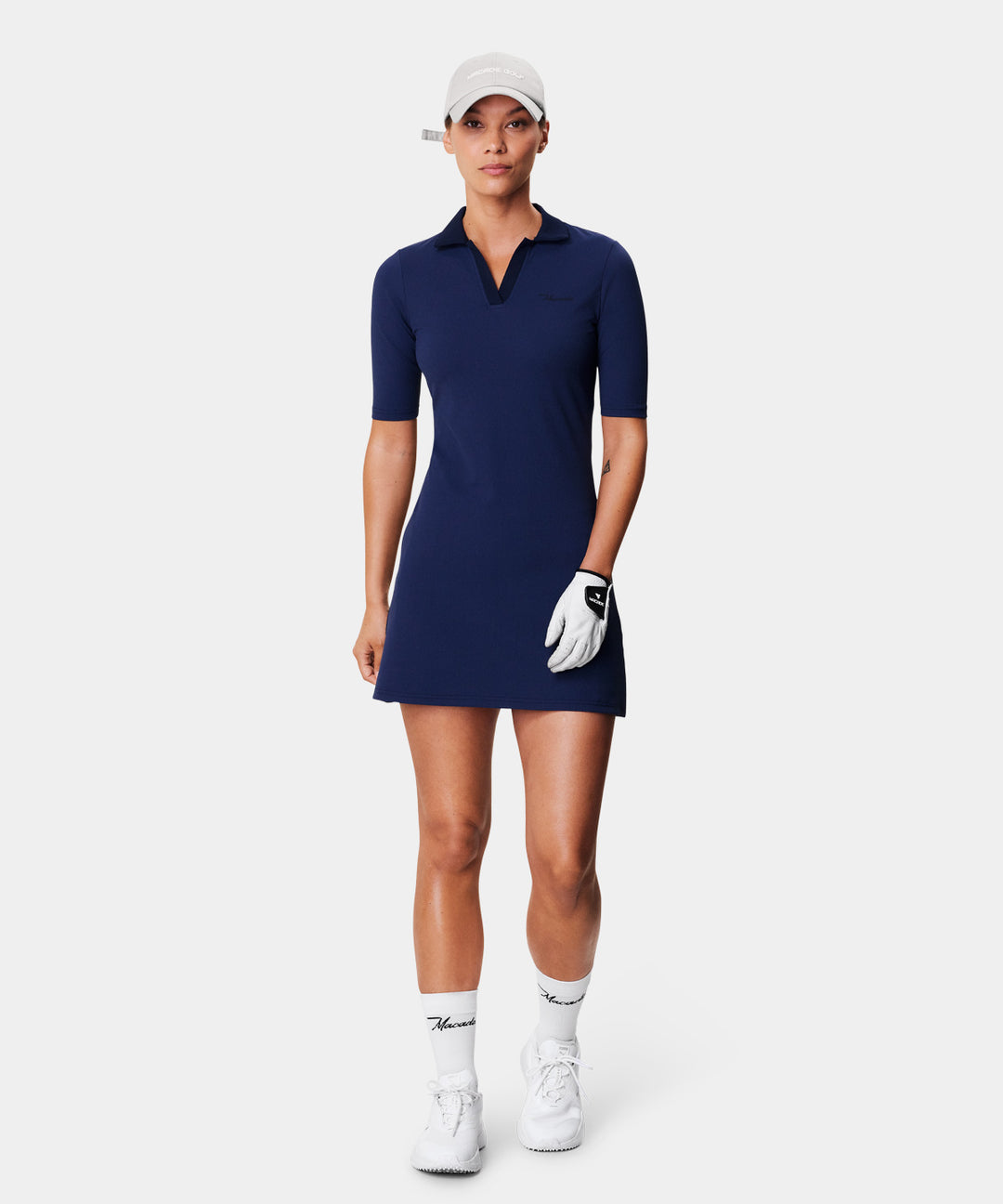 Lana Open Collar Dress Macade Golf