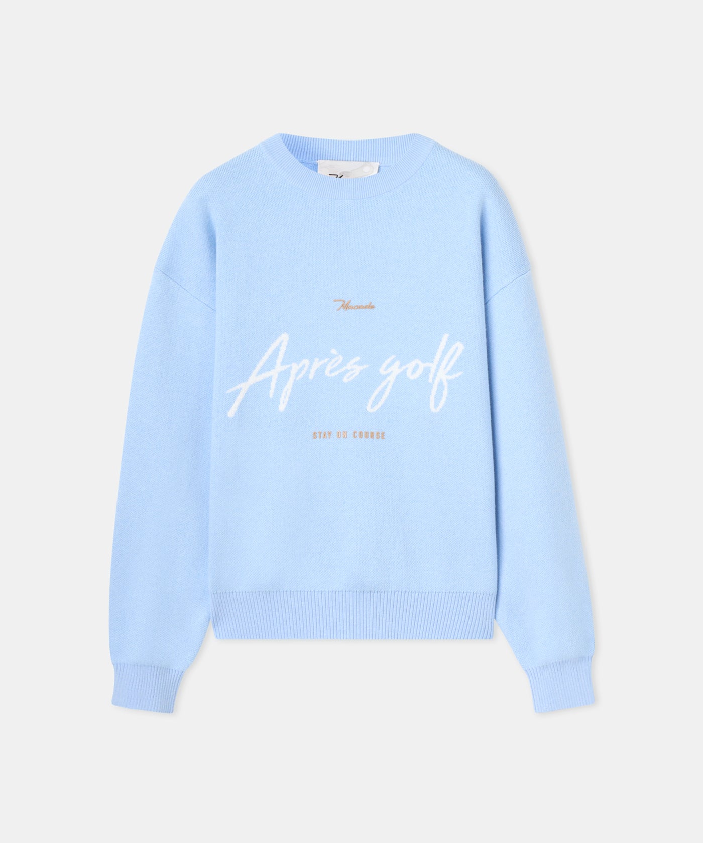 Light Blue Oversized Knit Sweater