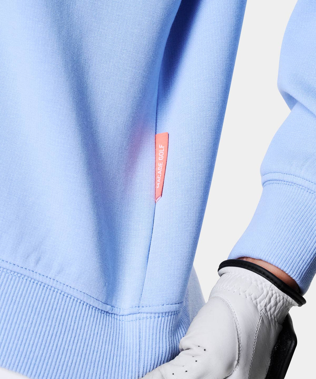 Powder Blue Oversized Pullover Macade Golf