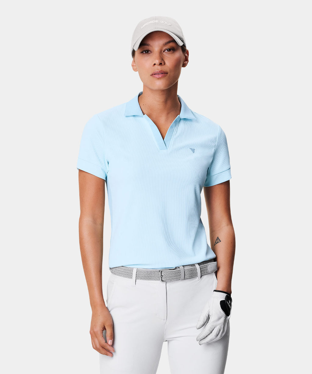 Tori Light Blue Polo Shirt Macade Golf