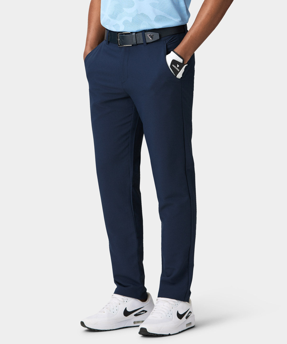 Lou Slate Blue Regular Trouser Macadegolf