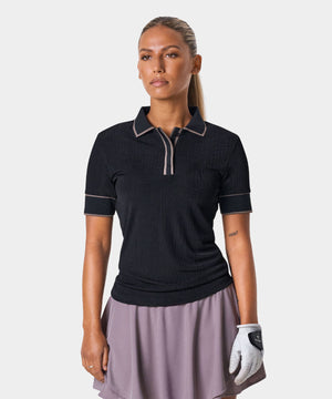 Lucy Black Polo Shirt Macade Golf