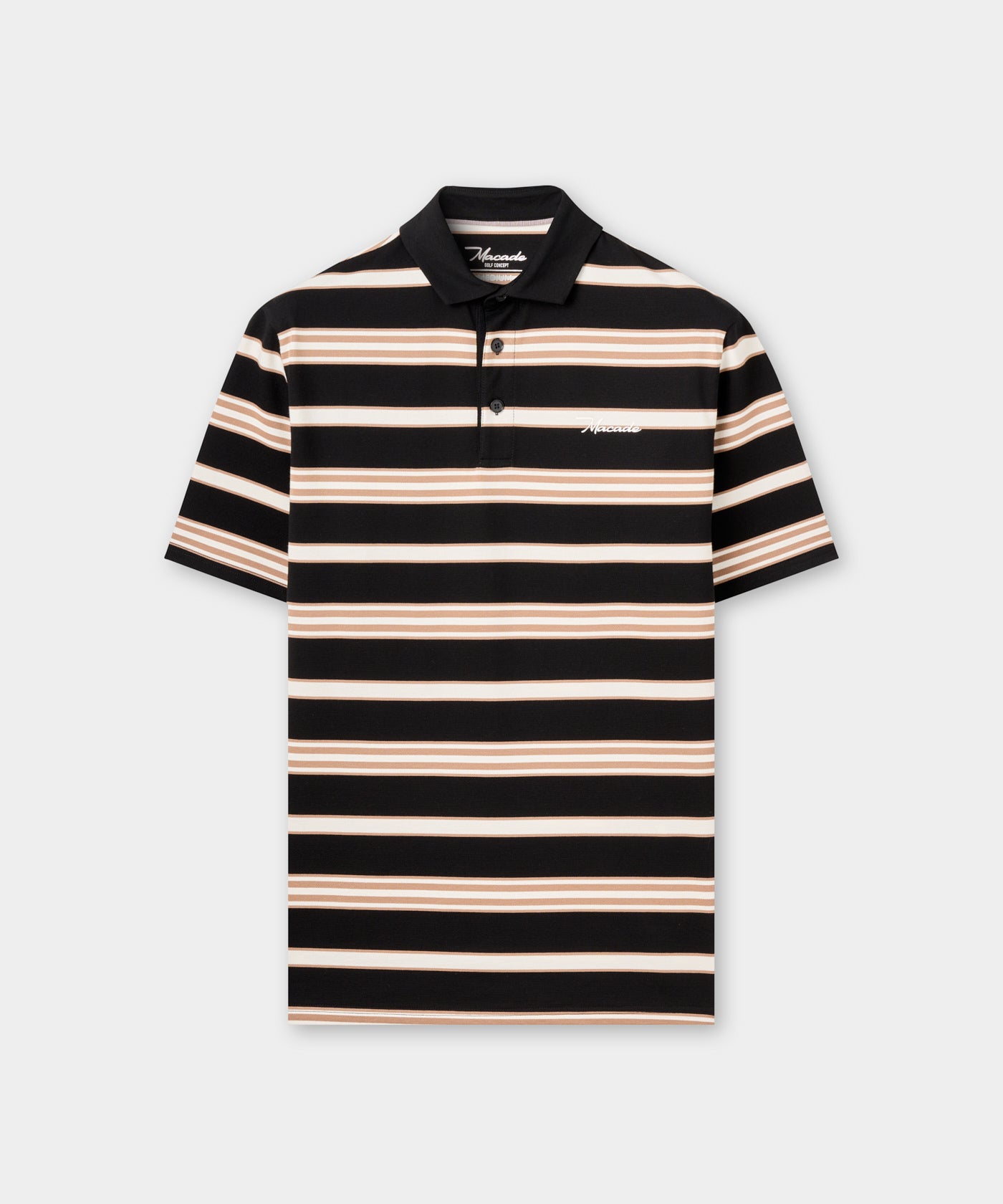 Striped Script Shirt - Black