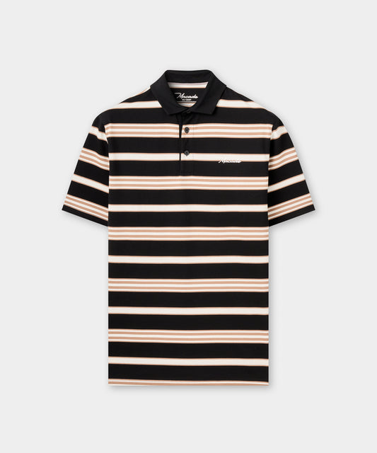 Black Striped Script Shirt