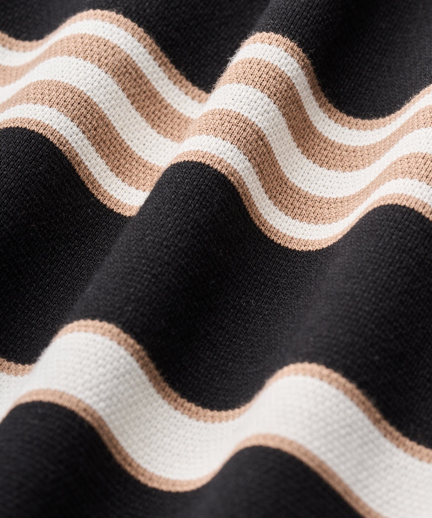 Striped Script Shirt - Black