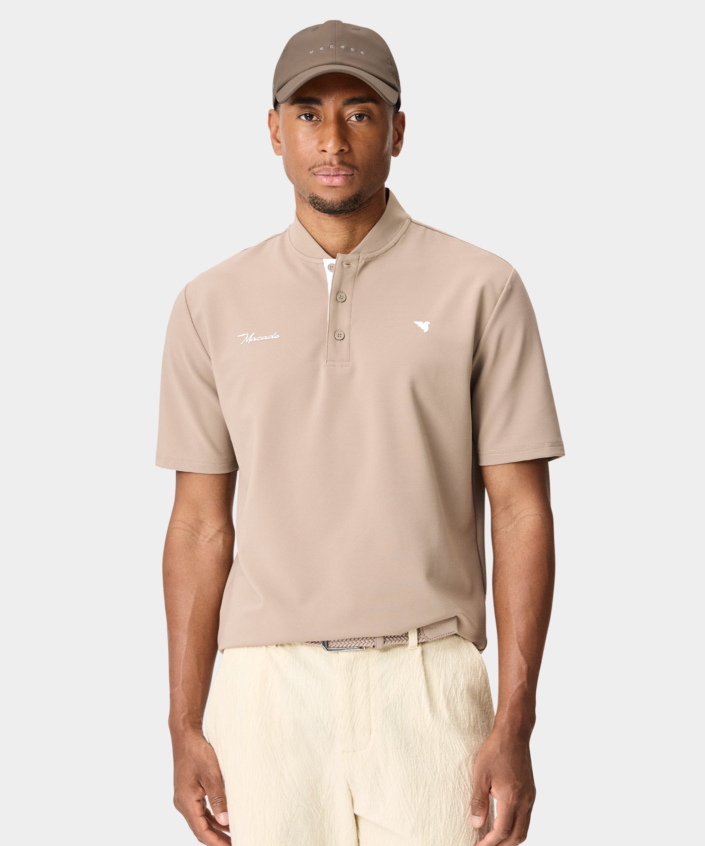 Heath Bomber Shirt - Tan