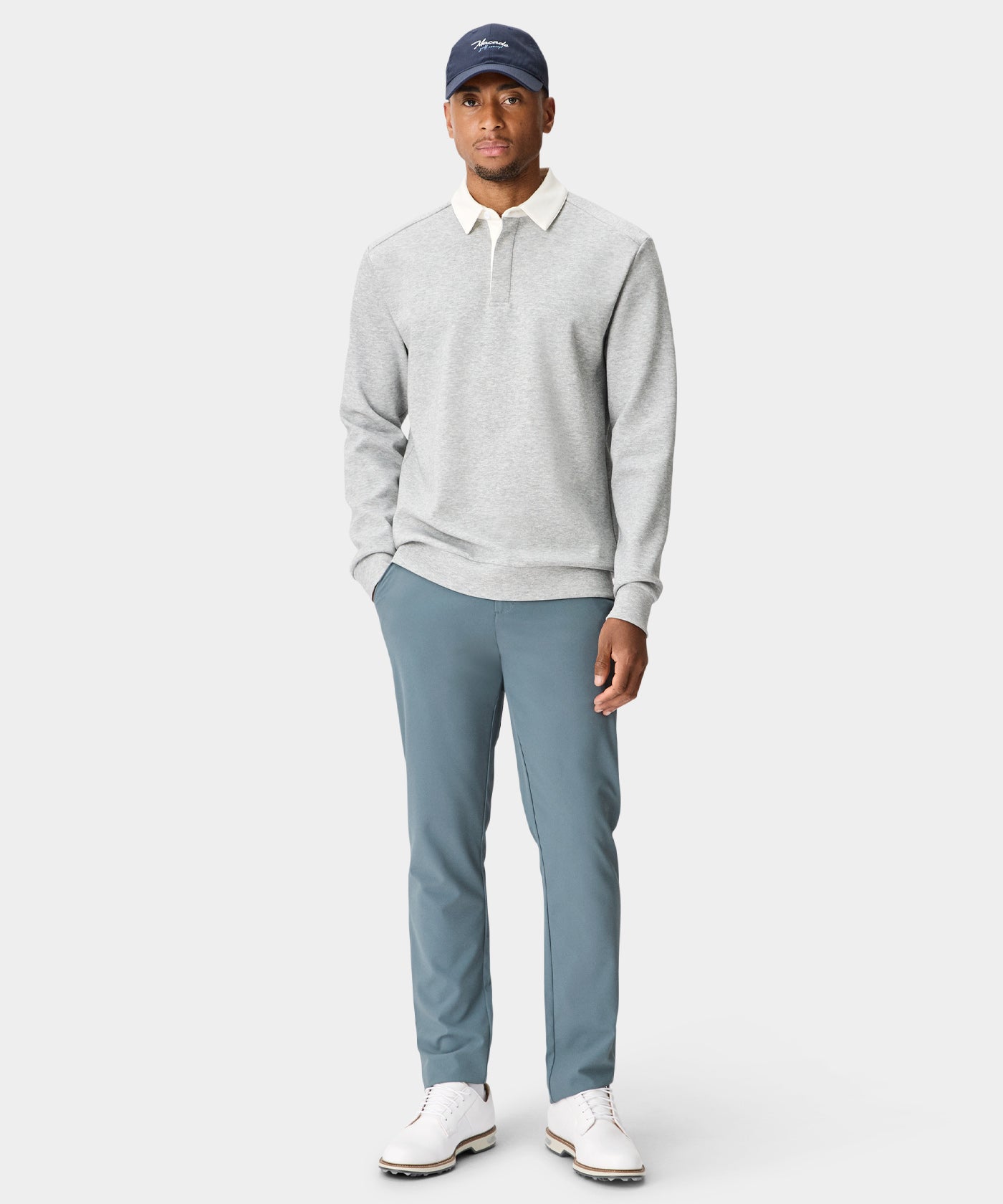 Blades Polo Sweatshirt - Grey