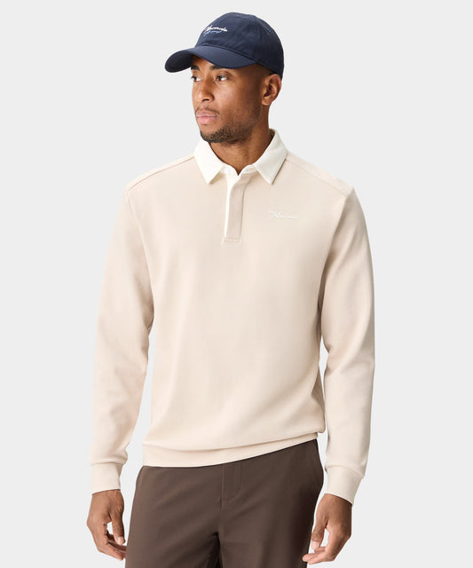 Blades Polo Sweatshirt - Tan