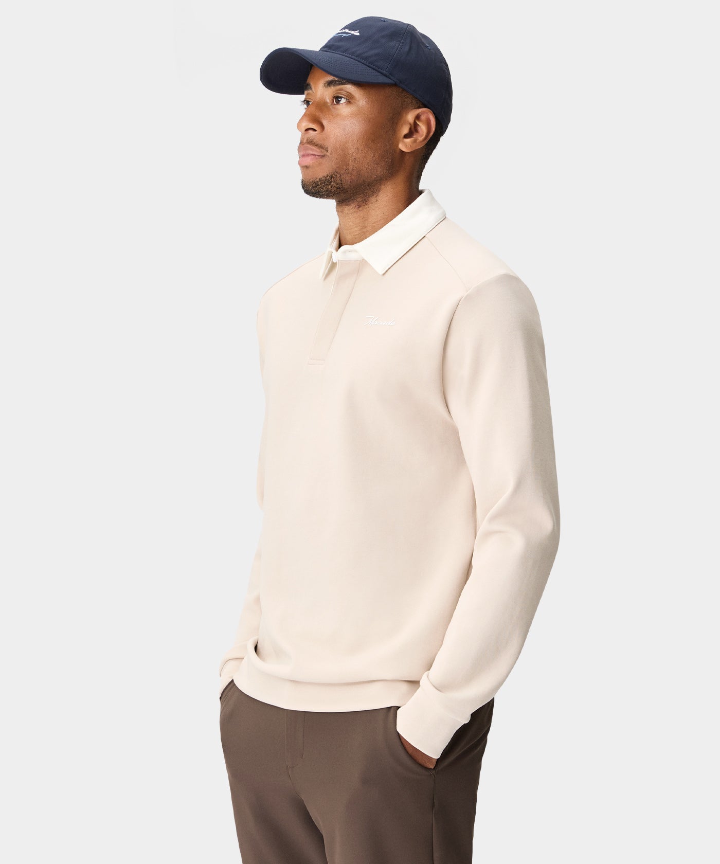 Blades Polo Sweatshirt - Tan