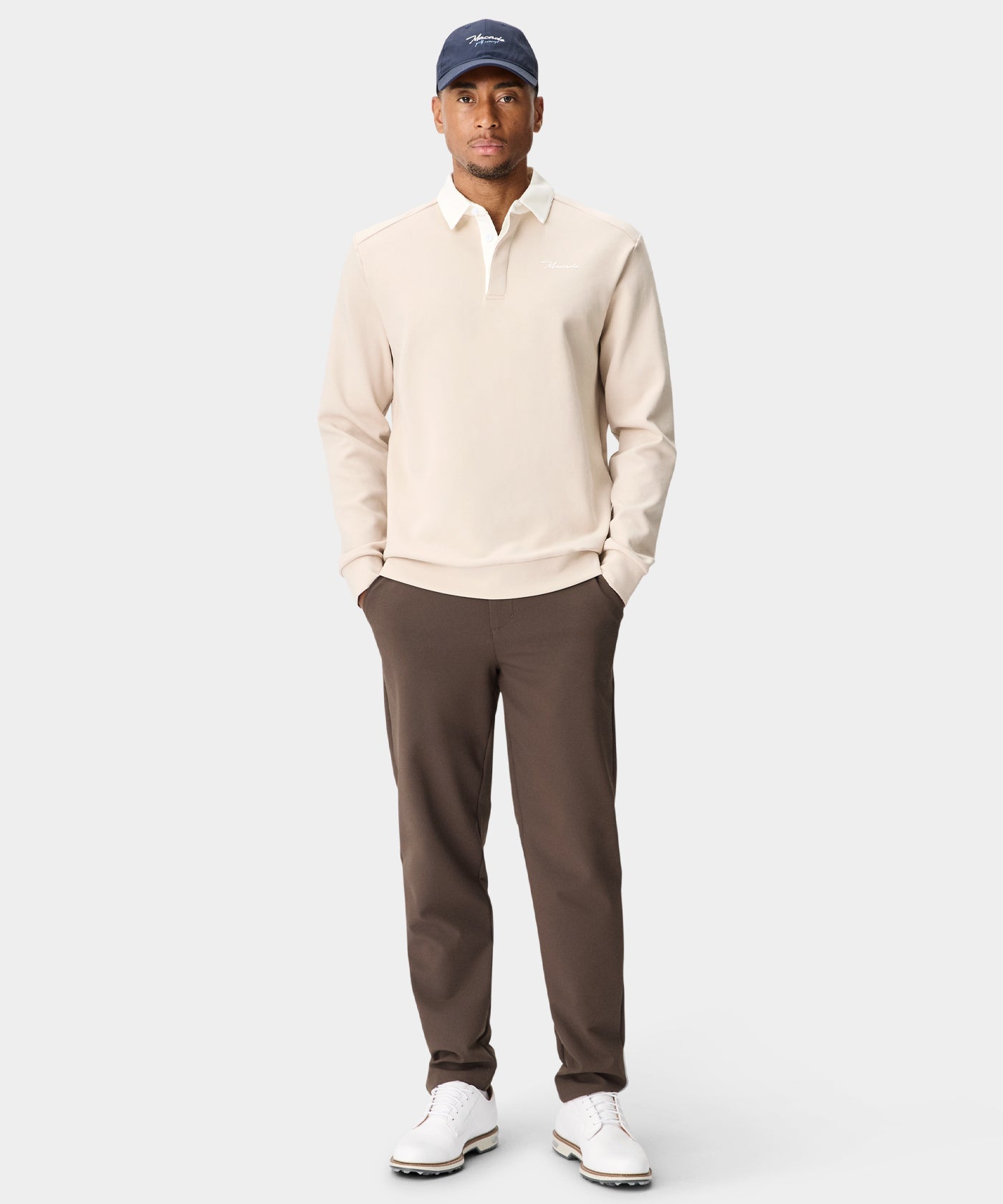 Blades Polo Sweatshirt - Tan