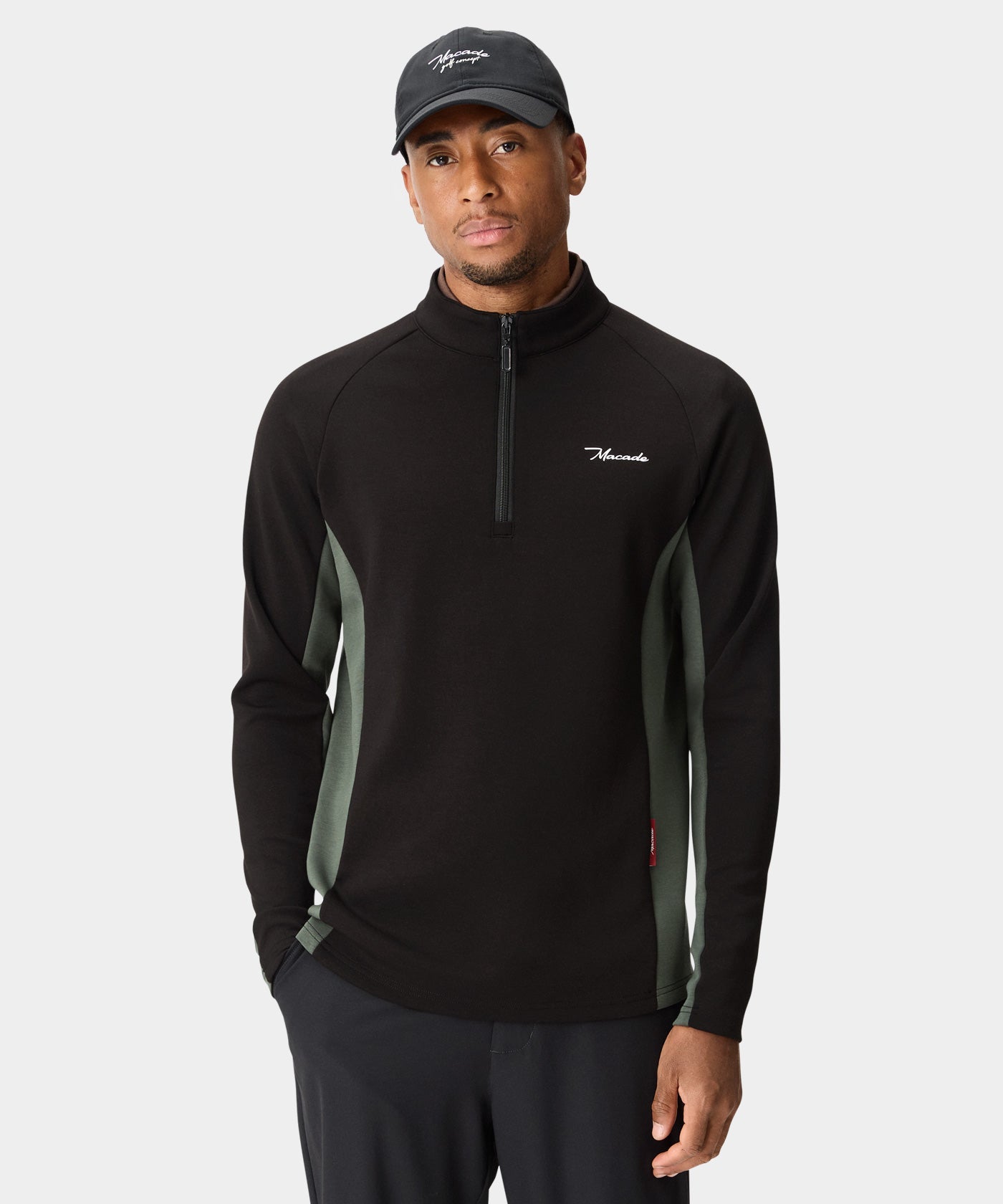 TX Course Quarter Zip - Black