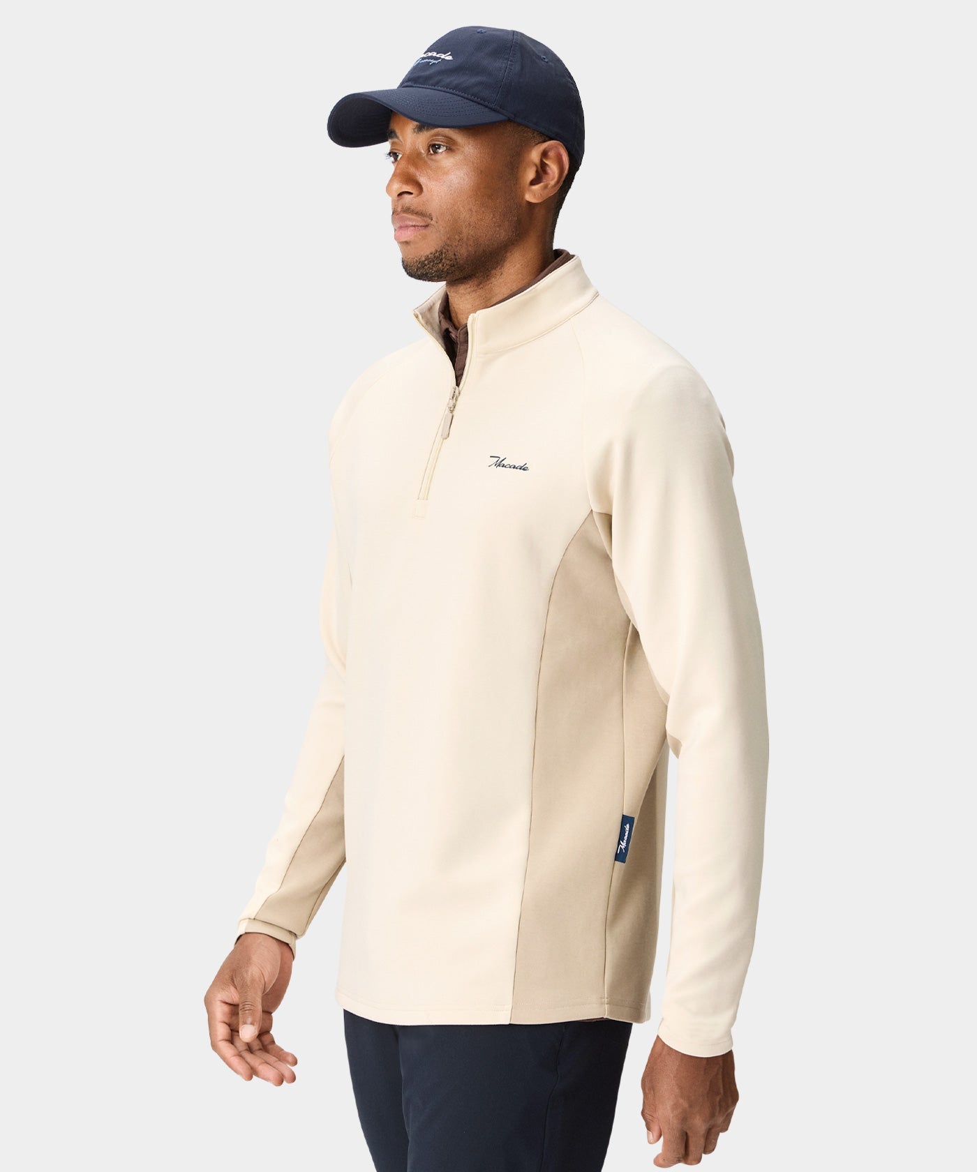 TX Course Quarter Zip - Sand