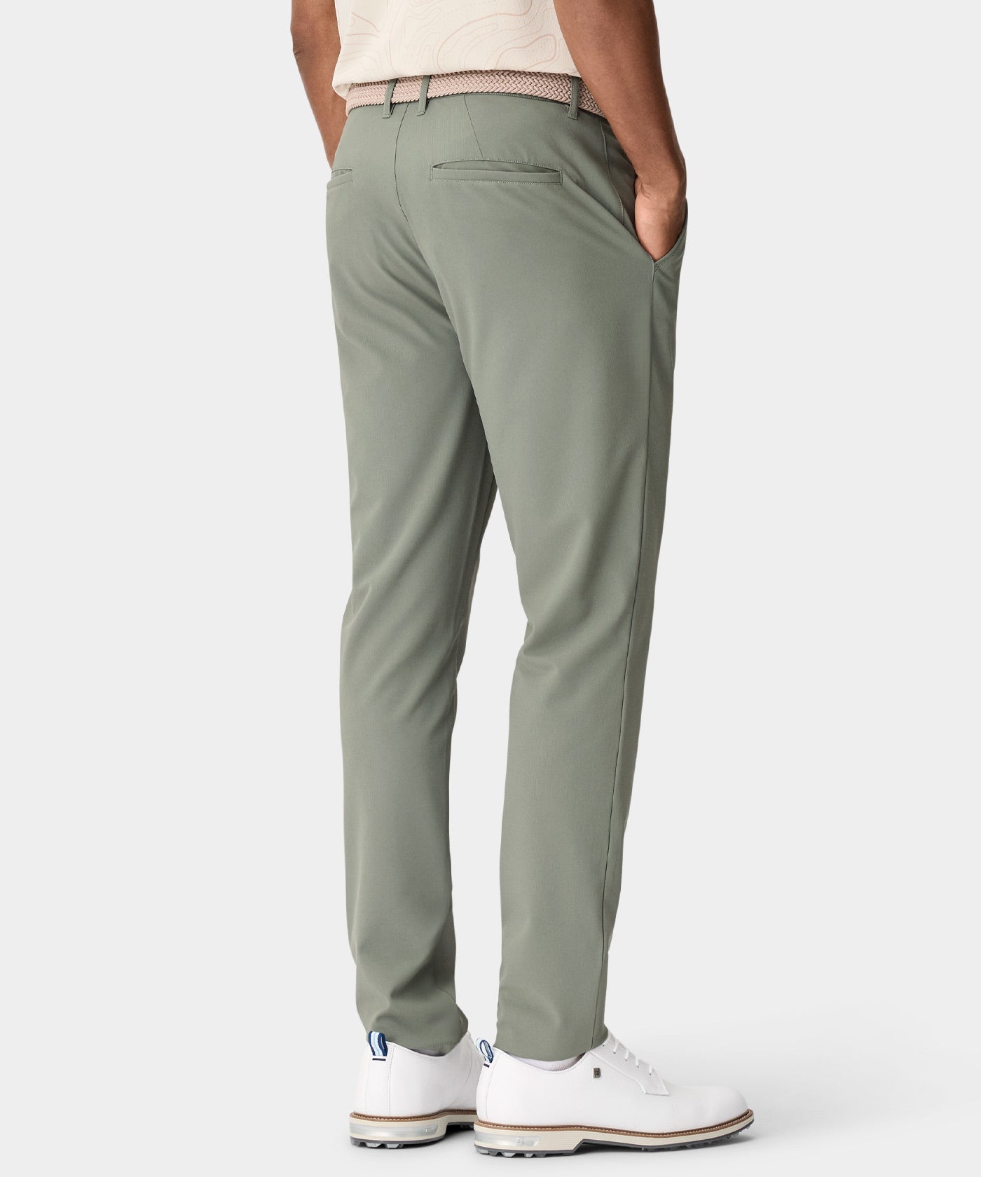 Lightweight Tapered Trouser - Sage