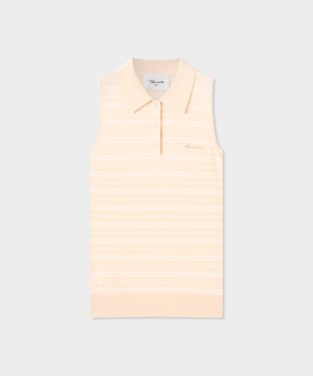 Heather Knit Sleeveless Shirt - Sand