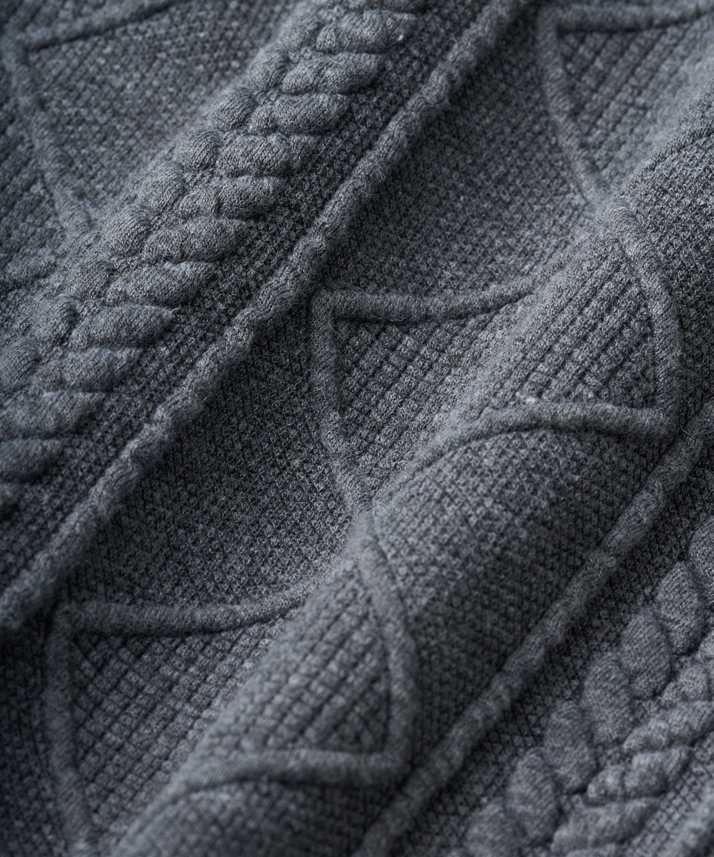 Grey TX Bomber Pullover