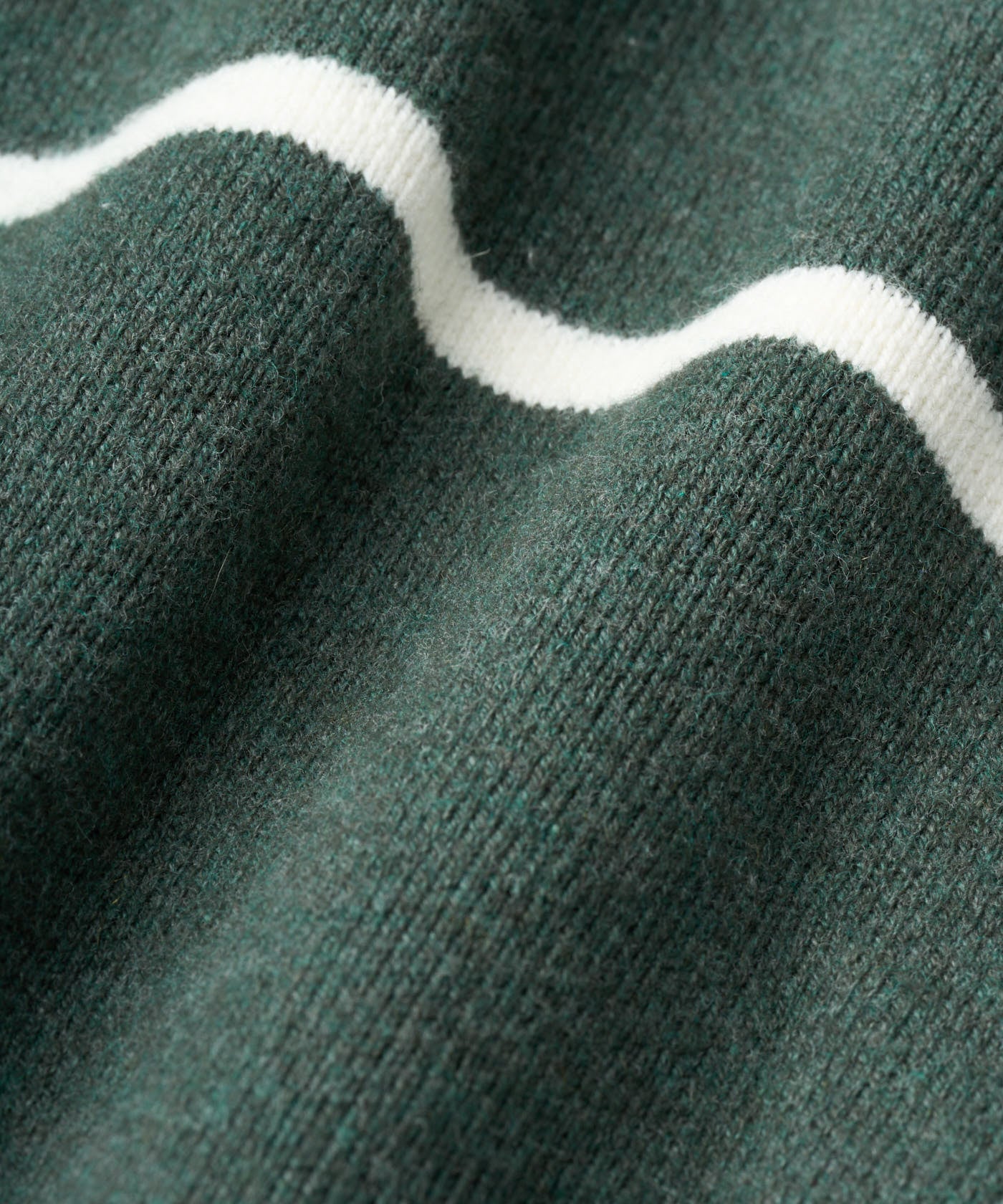 Green Club Knit Polo Sweater