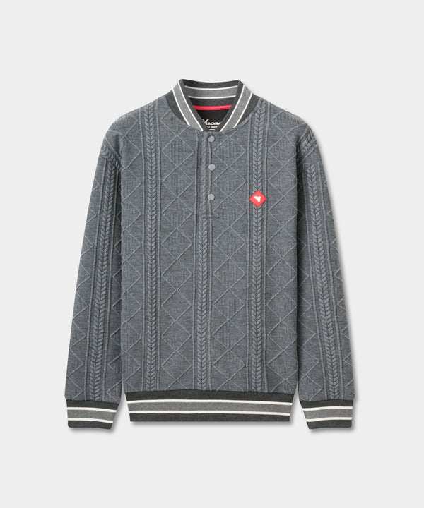 TX Bomber Pullover - Grey