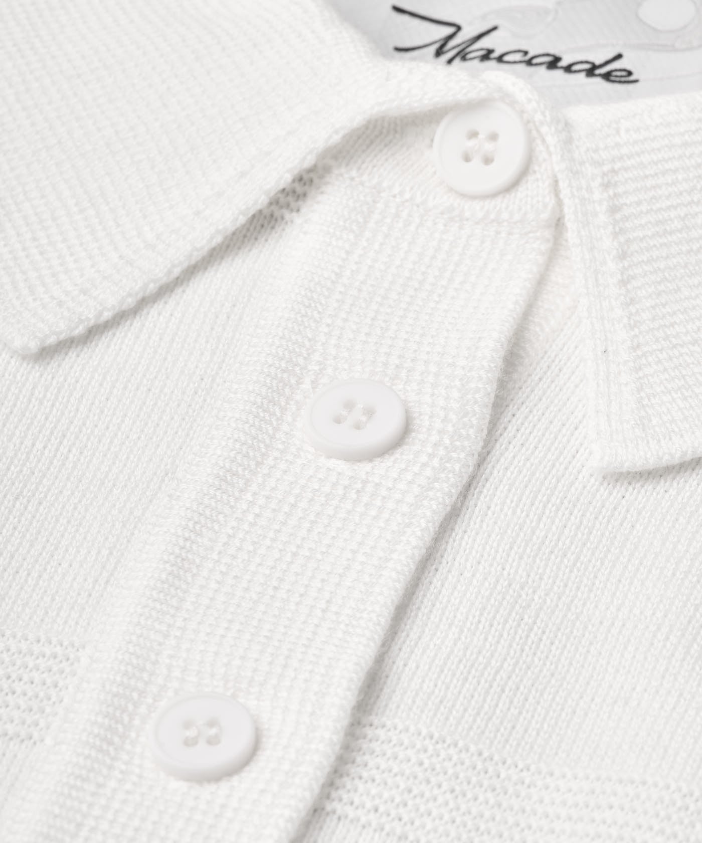 Nova White Prime Knit Shirt